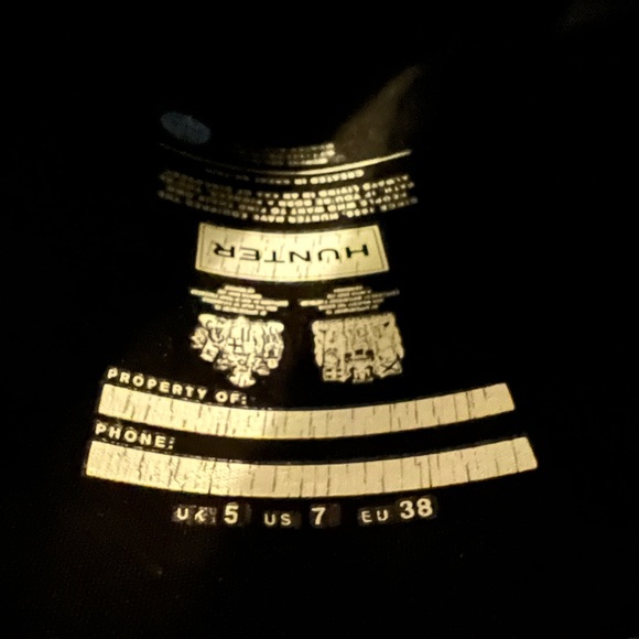 womens hunter boots, tall - Picture 2 of 4